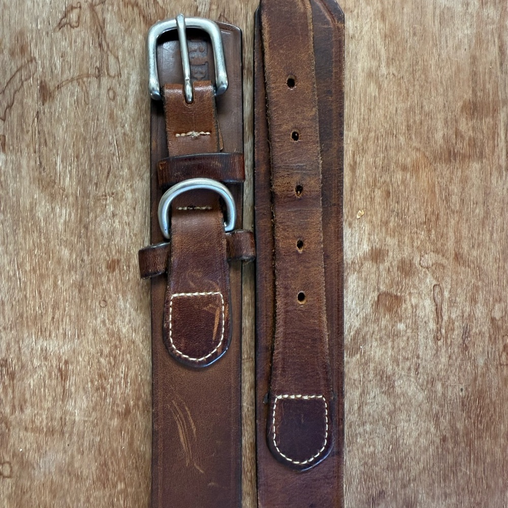 Ref Brown Leather Belt length 41.5